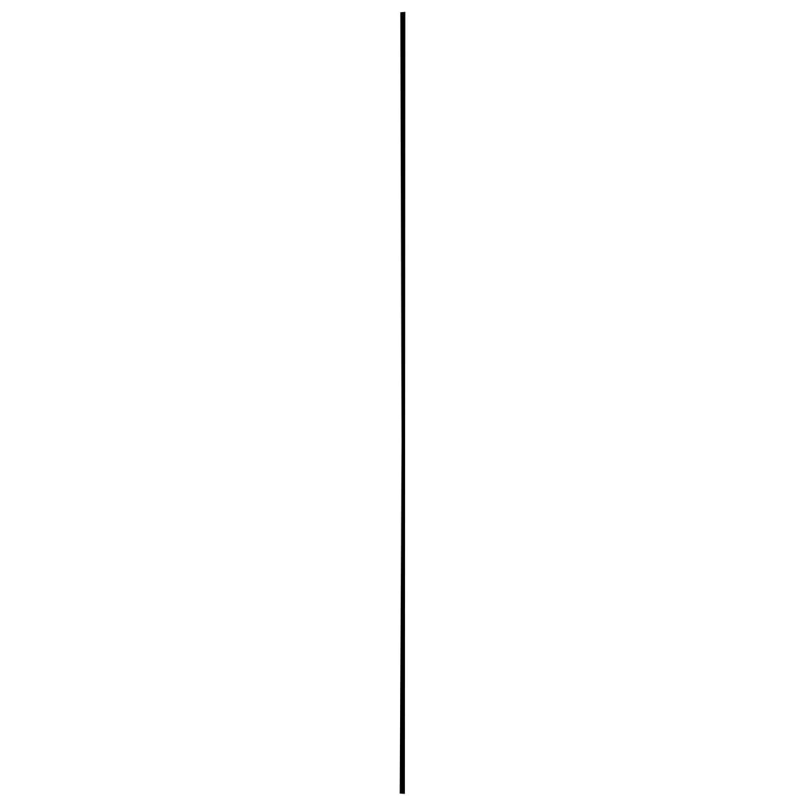 kunststof hockeystickprofiel zwart 8x21x2600
