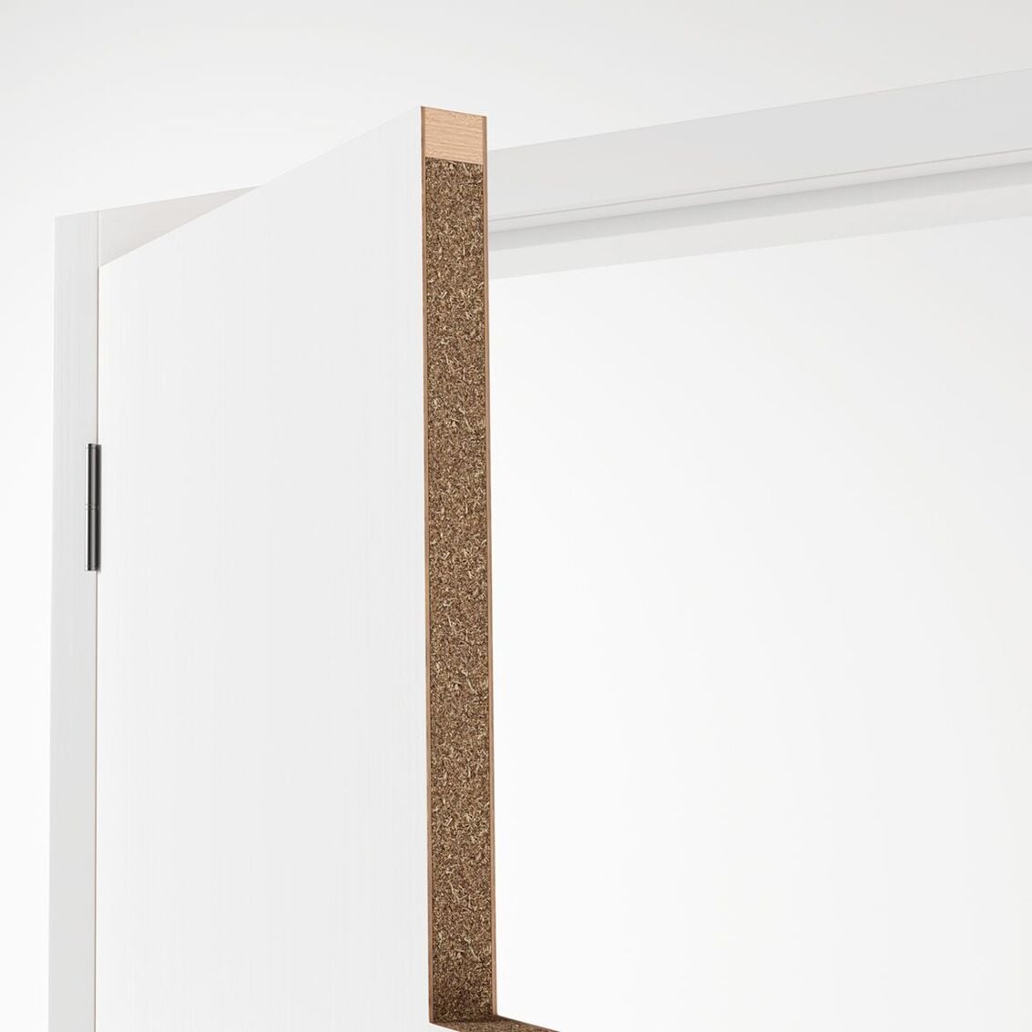 skantrae deur/kozijn dks280 volspaan links stomp wit 70% pefc 56x115mm 830x2115mm