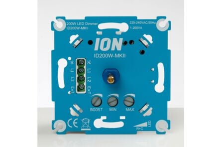 ion led inbouw dimmer drukwissel 200w
