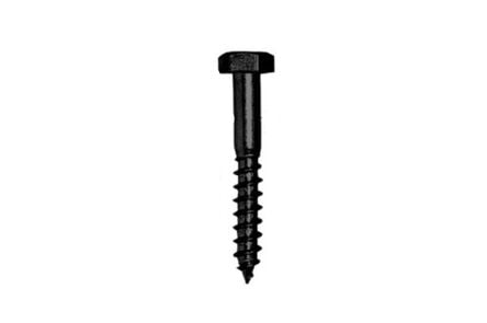 Houtdraadbout 8x50mm zwart 20st
