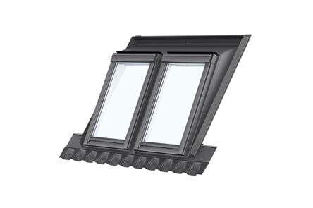 Velux dakkapel basis duo GPU UK08 SA0W21101 1340x1398mm