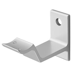 hermeta leuninghouder met tapgat 3543-01 alu f1 geanodiseerd