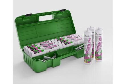 zwaluw hybriseal 2PS afdichtingskit wit in smartbox