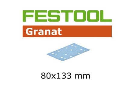 Festool schuurstrook granat stf p80 80x133mm 10st