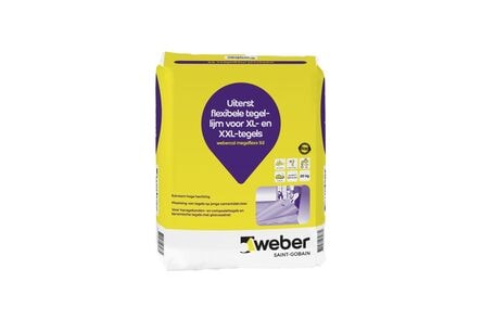 Weber Webercol megaflexx S2 flexibele tegellijm 20kg