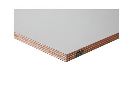 Okoume paint garant exterieurplaat b/b 170/170gr wit fenolfilm FSC 2500x1220x18mm