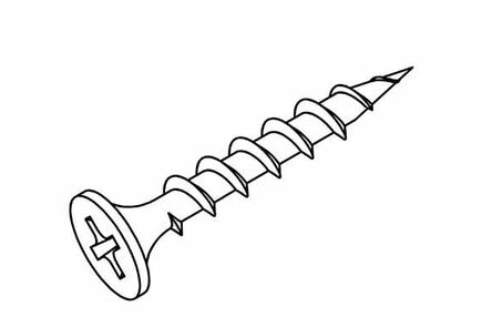 Pontmeyer snelbouwschroeven twinfast grove spoed 3,5x25mm 500st