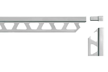 schluter hoekje rvs geborsteld voor q100eb 10mm