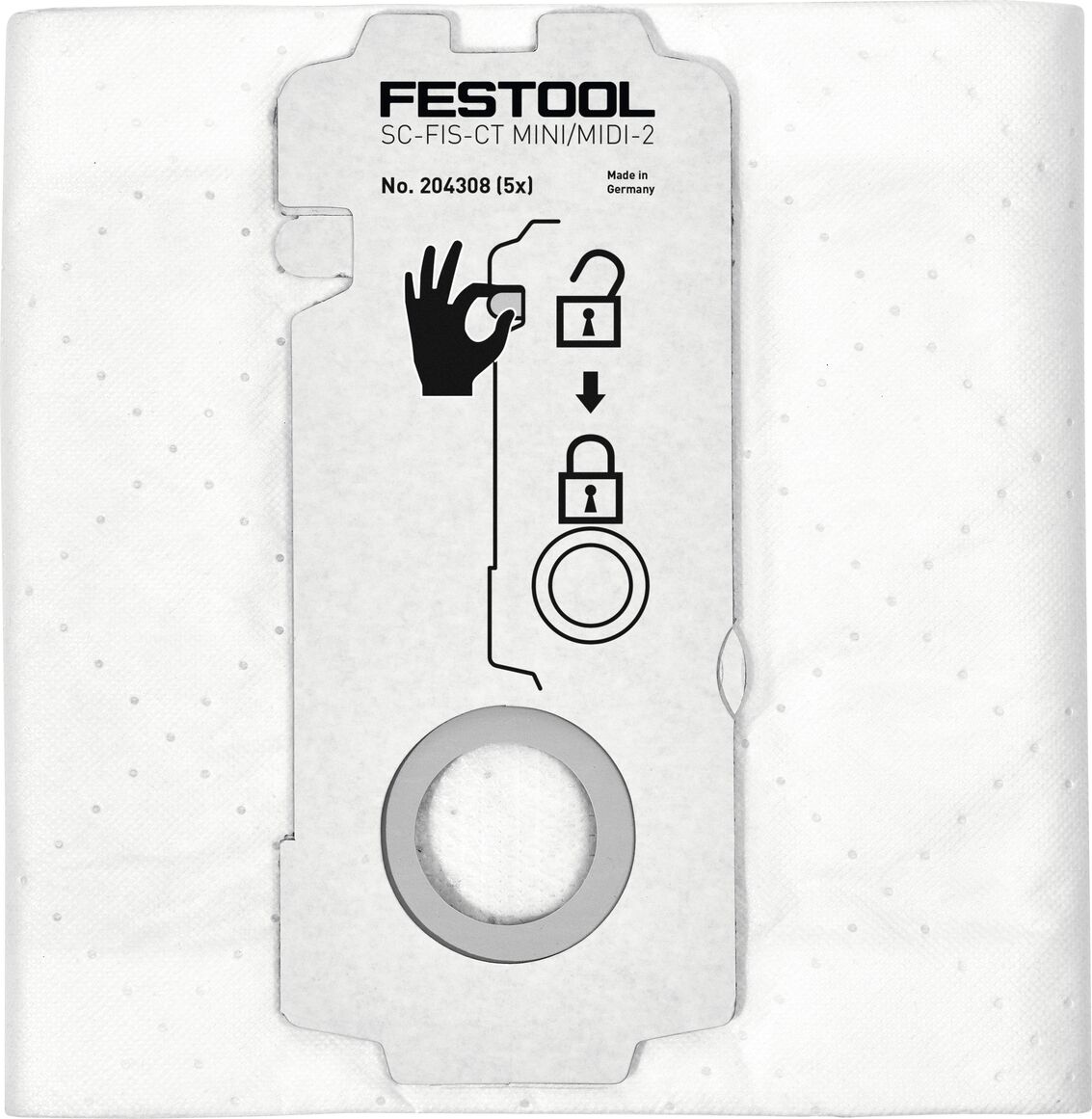 Festool filterzak SC-FIS-CT t.b.v. fis-ct mini/midi-2/5/ct15 5st