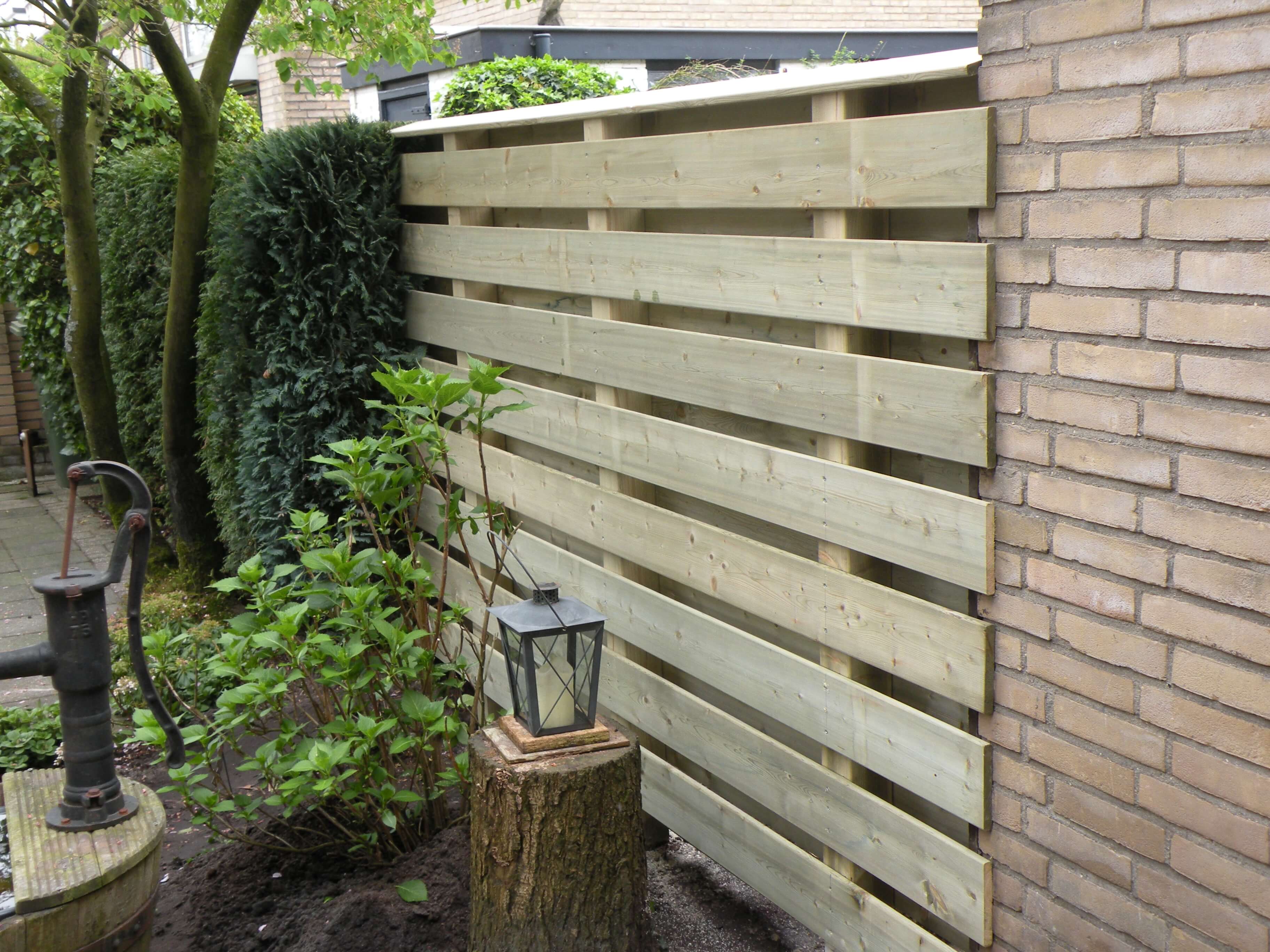 tuinwedstrijd schutting door Piet van der Velden