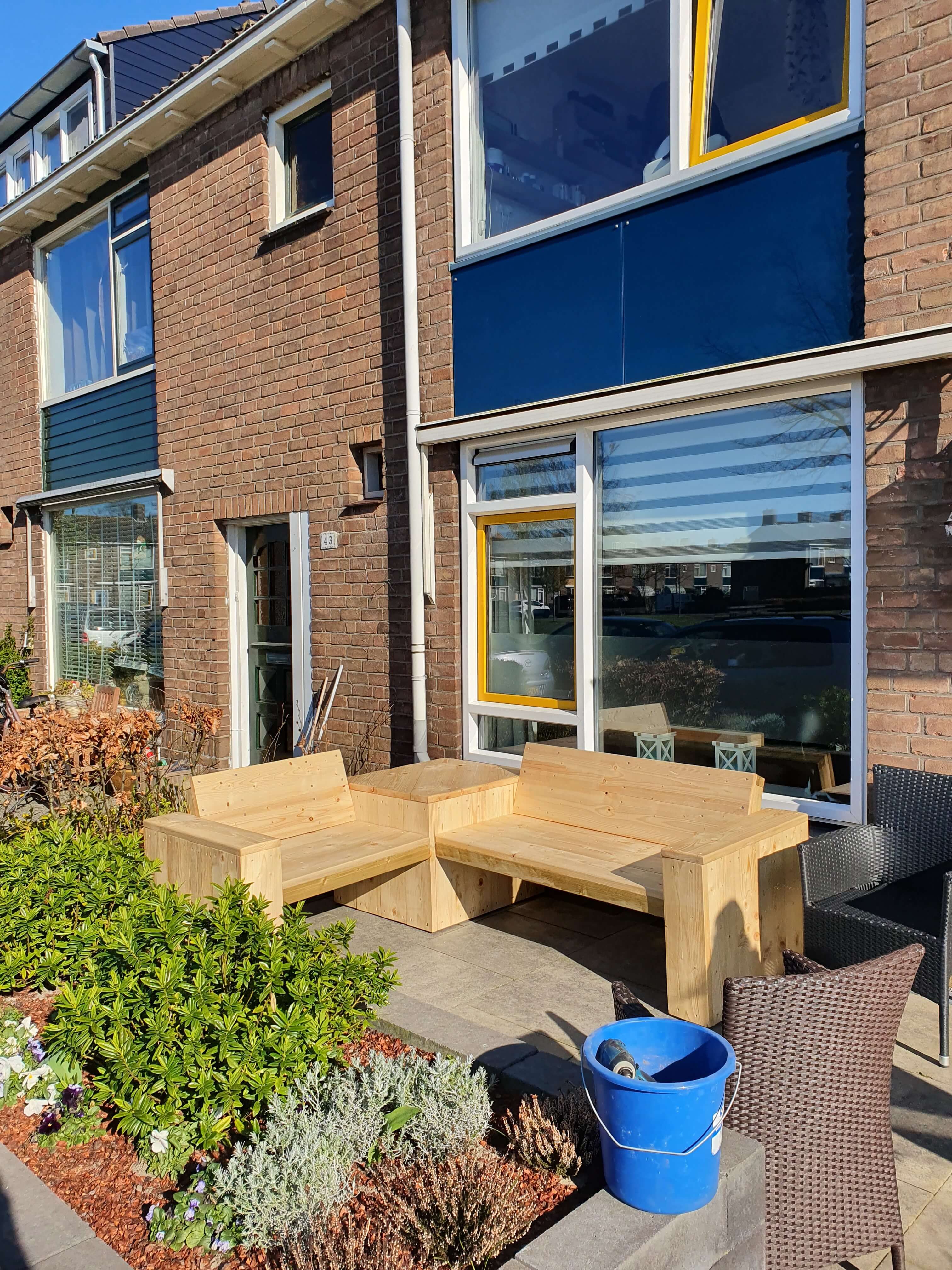 tuinwedstrijd tuinbank Mart Hendrickx