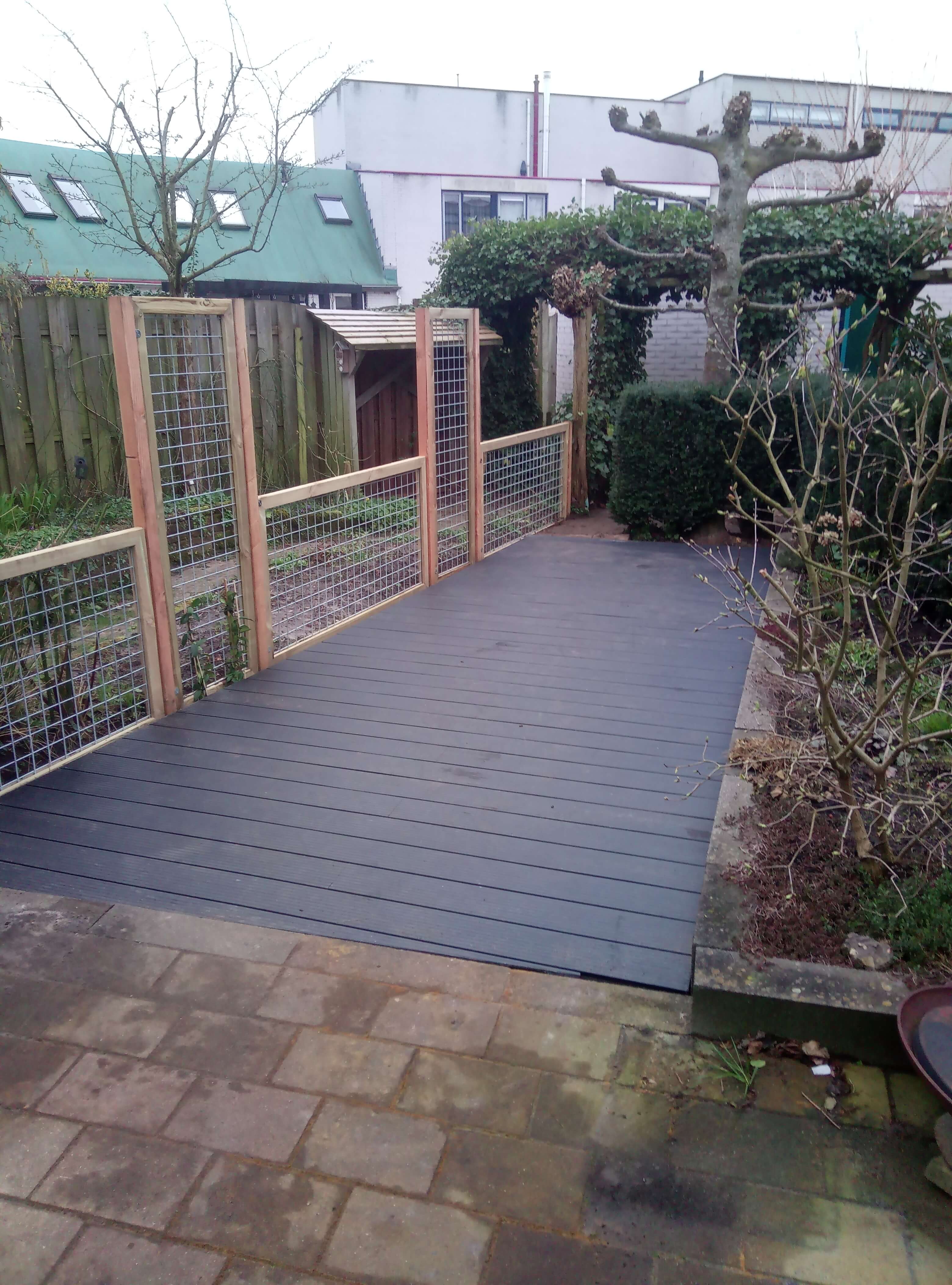 tuinwedstrijd vlonder en trellis Rick Dado